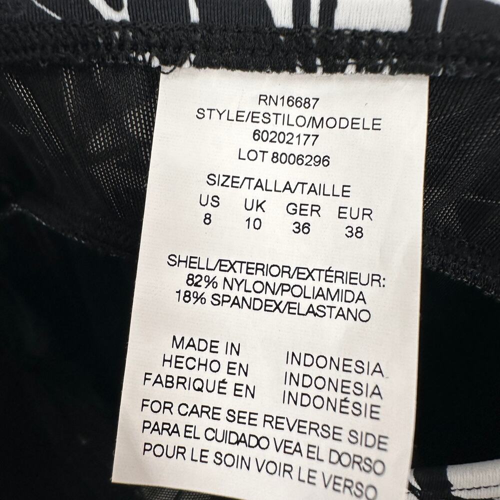 Swim Solutions NWT Flyaway Swim Dress in Black & White Print  // 8 - Picture 4 of 11
